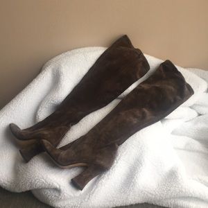 Charles Jourdan Over the knee suede boots